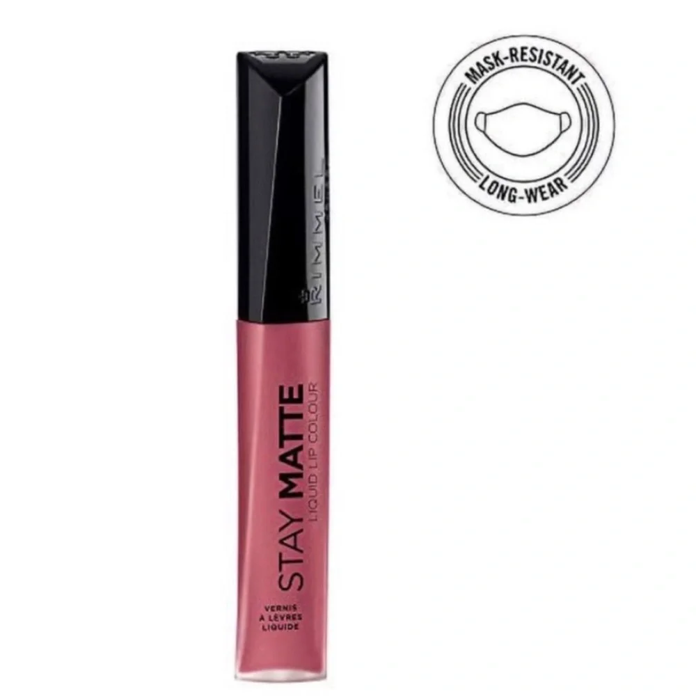 Rimmel London Stay Matte Liquid Lip Colour, (#210 Rose & Shine) (NWT)